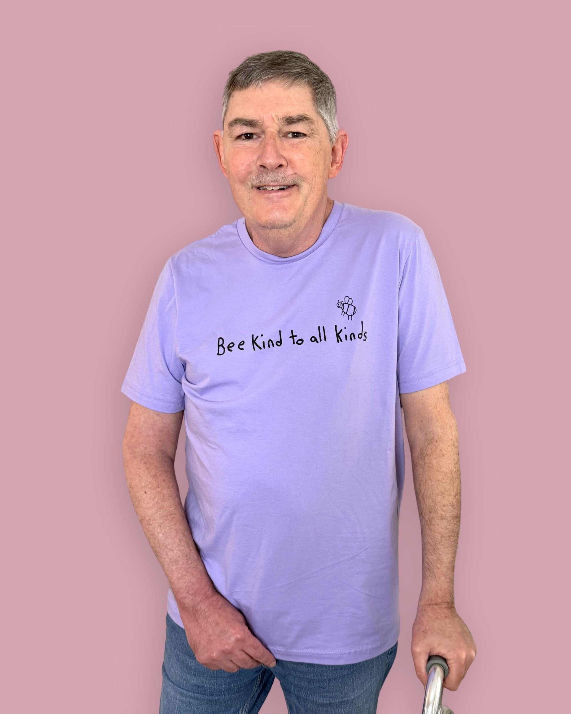 Uncle Andy drew this spring shirt left handed after suffering right sided paralysis from his stroke! 