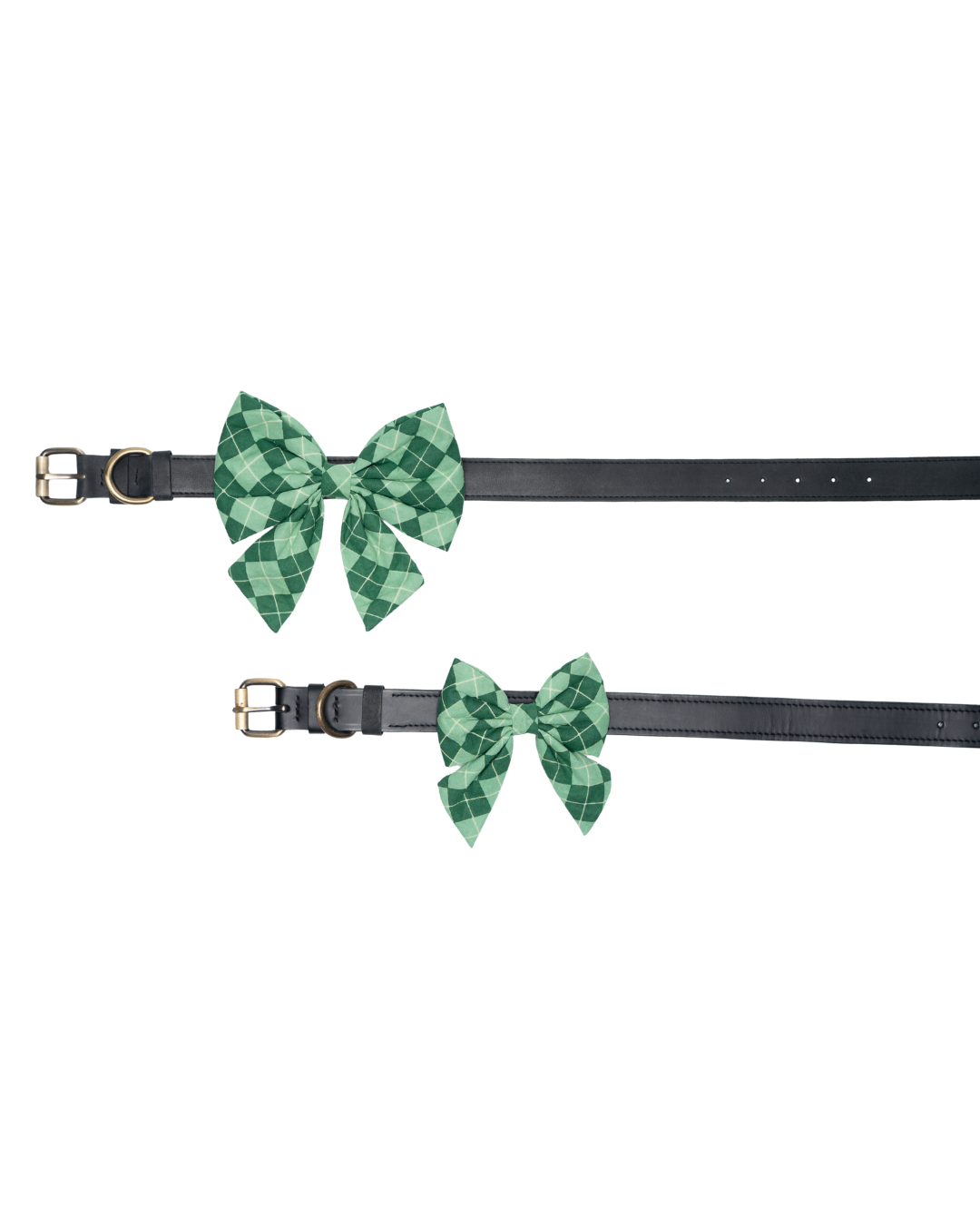 St. Patrick's Day And Valentine's Day Slide On The Collar Pet Bow Ties - Cotton - Washable