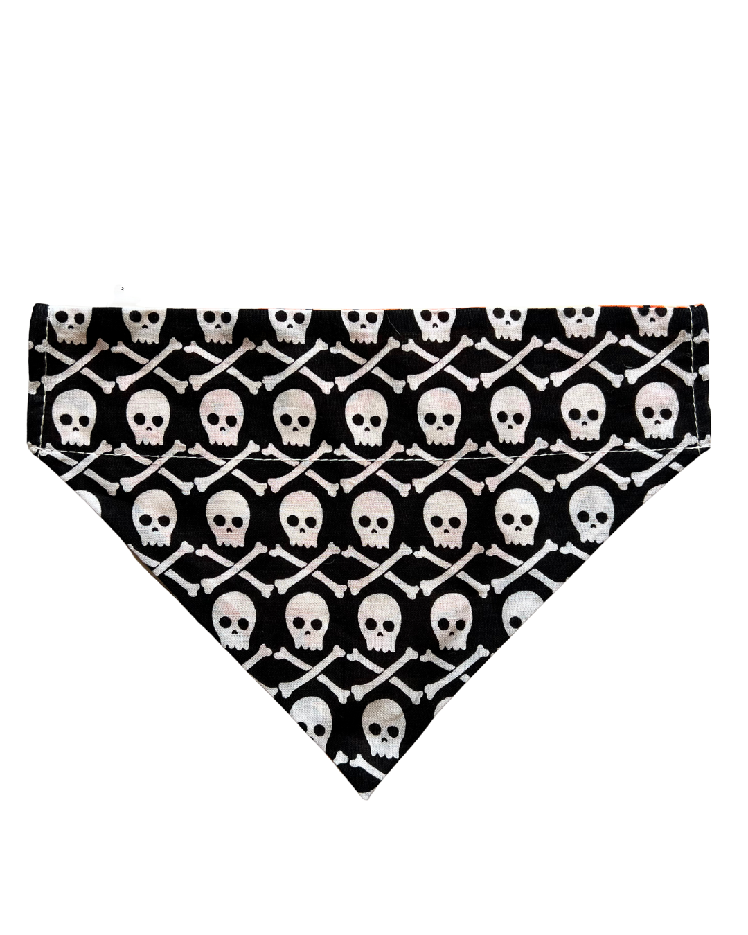 Halloween & Fall Reversible Pet Bandanas & Bow Ties - 100% Cotton - Slide On The Collar & Tie On - Washable