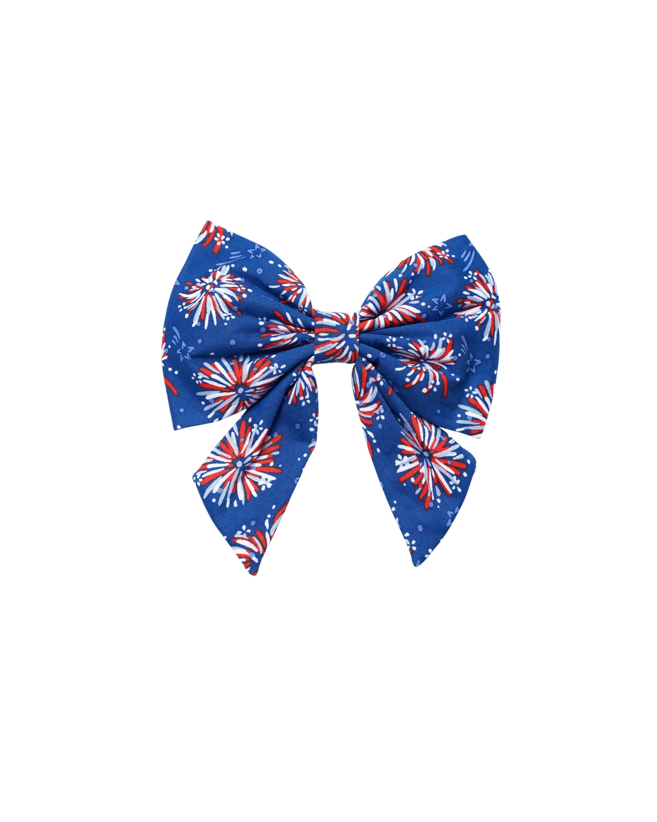 Fourth Of July Slide On The Collar Pet Bow Ties - Cotton - Washable