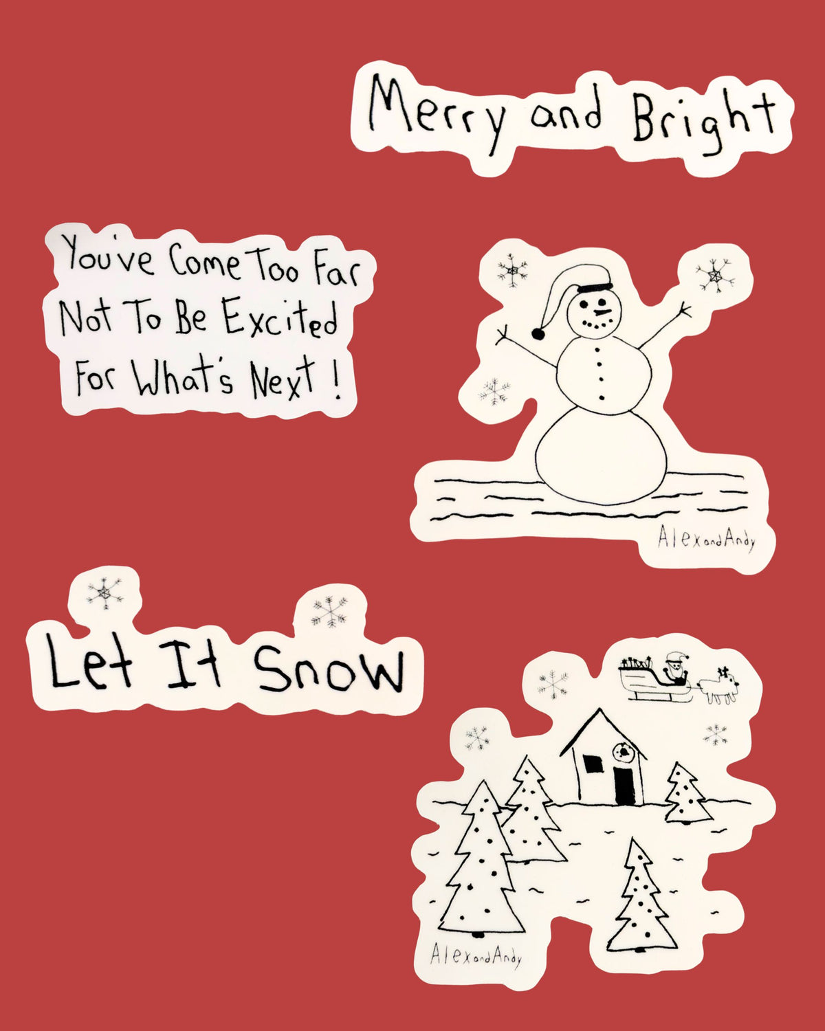 Uncle Andy's Christmas Sticker Bundle