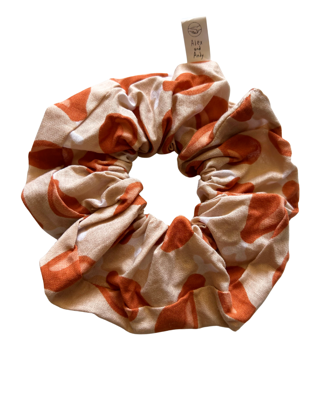 Halloween & Fall Matching Hair Scrunchies - 100% Cotton - Washable - Oversized