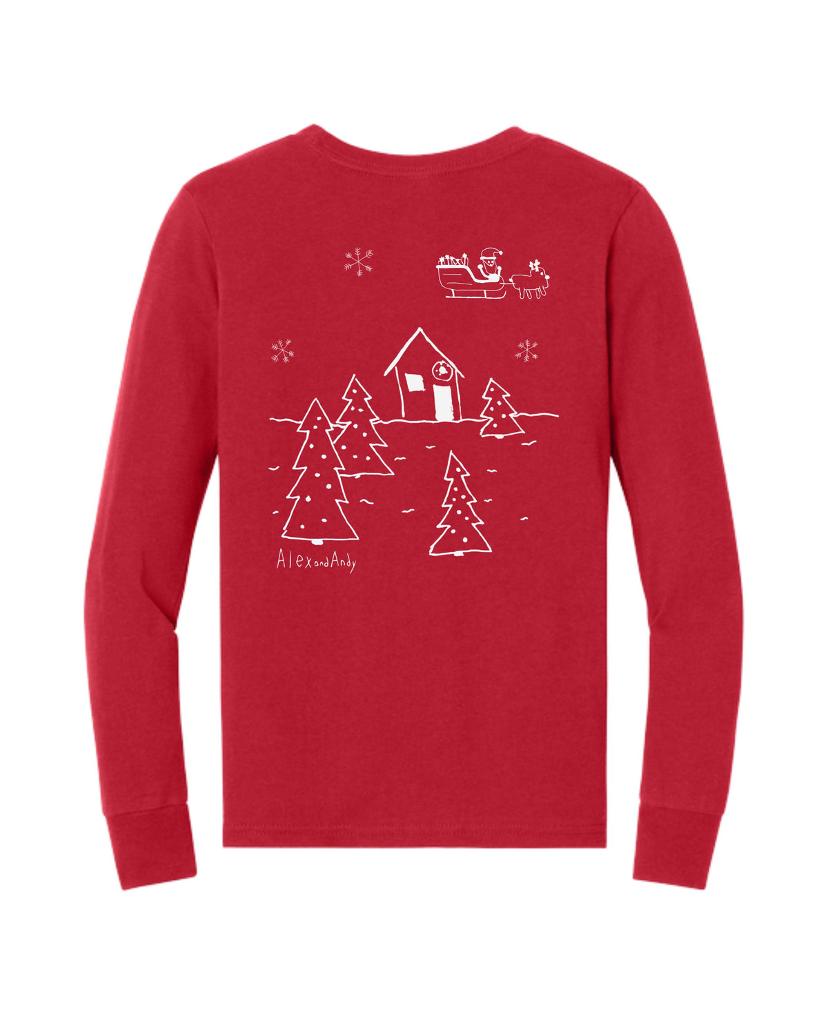 Youth Christmas Shirts Drawn By Uncle Andy