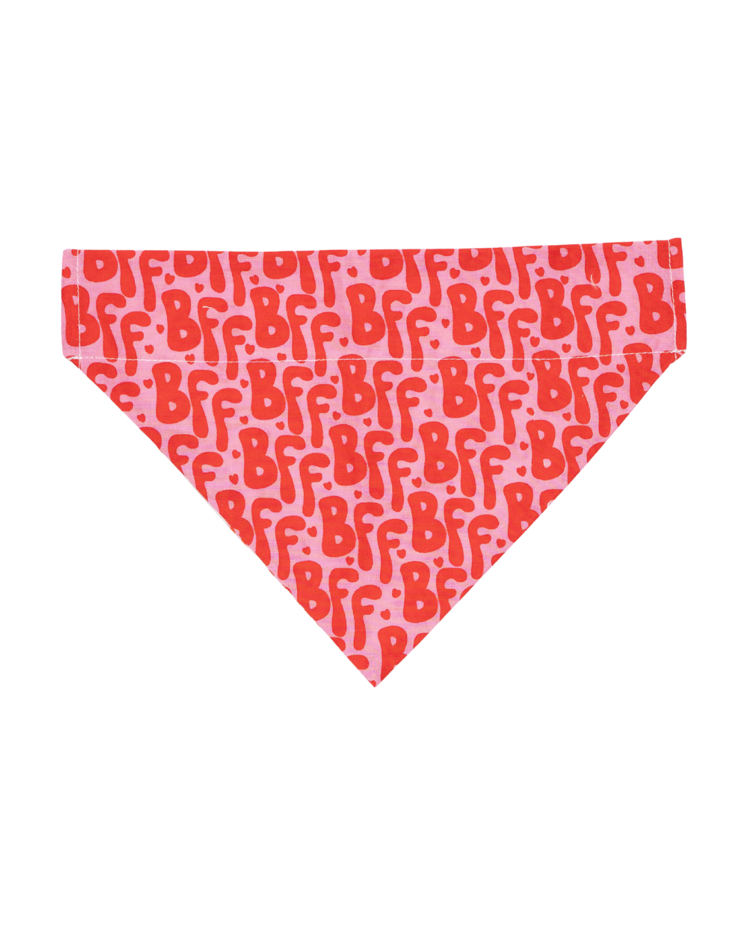 Valentine's Day And St. Patrick's Day Reversible Pet Bandanas - 100% Cotton - Slide On The Collar And Tie On - Washable