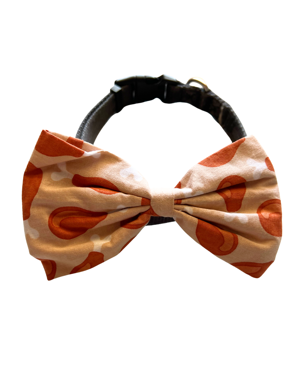 Halloween & Fall Reversible Pet Bandanas & Bow Ties - 100% Cotton - Slide On The Collar & Tie On - Washable