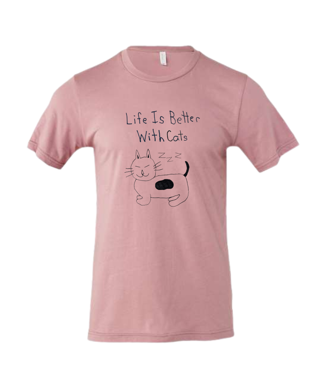 Life Is Better With Cats Shirt Drawn By Uncle Andy
