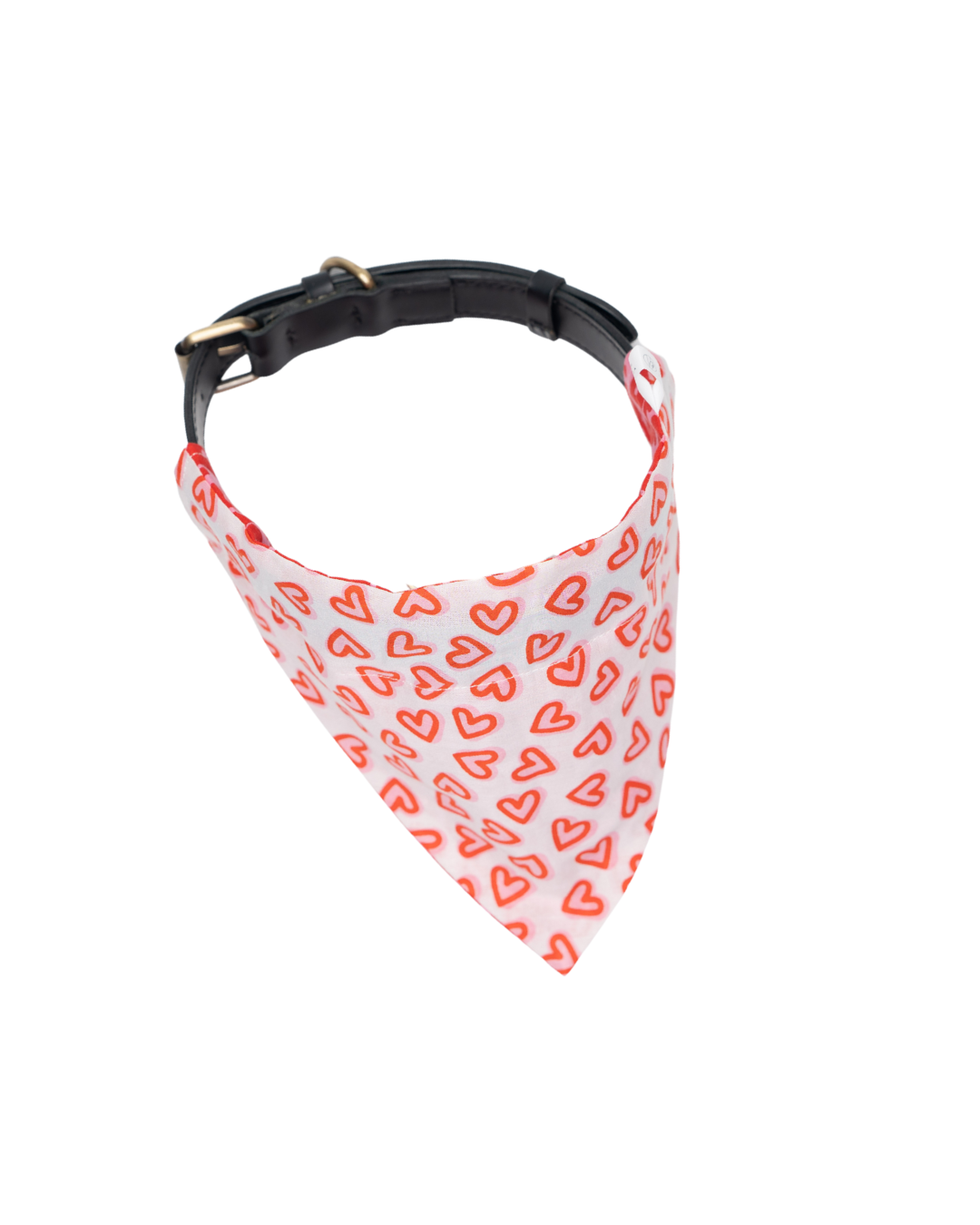 Valentine's Day And St. Patrick's Day Reversible Pet Bandanas - 100% Cotton - Slide On The Collar And Tie On - Washable