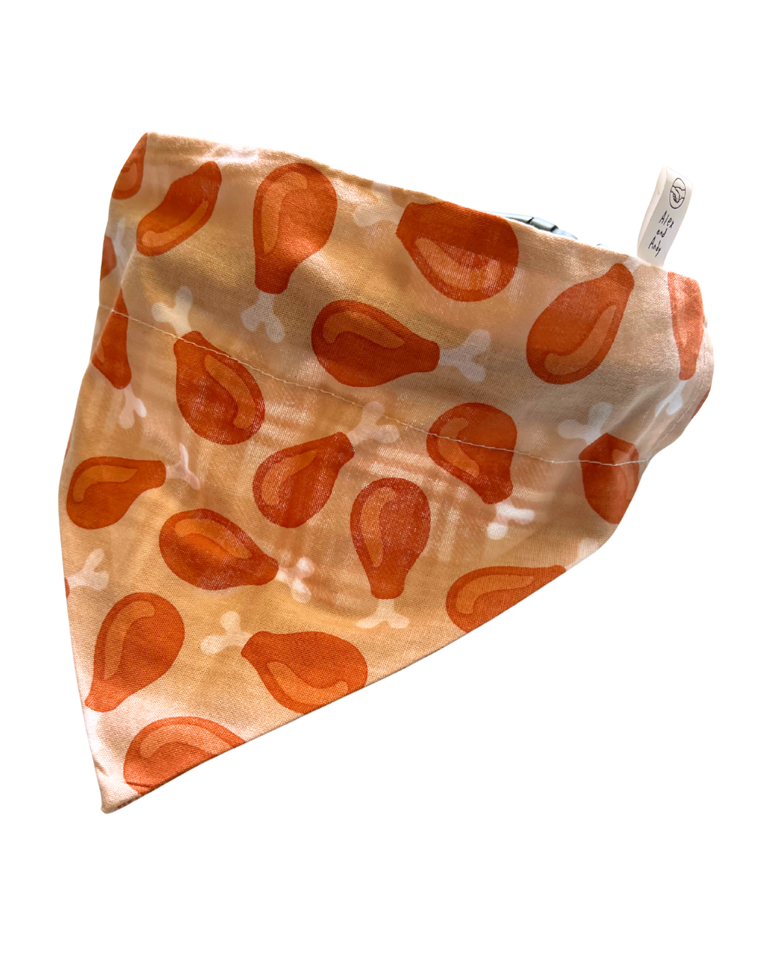 Halloween & Fall Reversible Pet Bandanas & Bow Ties - 100% Cotton - Slide On The Collar & Tie On - Washable