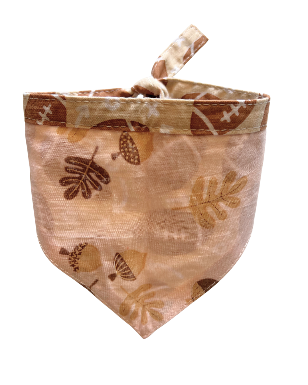 Halloween & Fall Reversible Pet Bandanas & Bow Ties - 100% Cotton - Slide On The Collar & Tie On - Washable