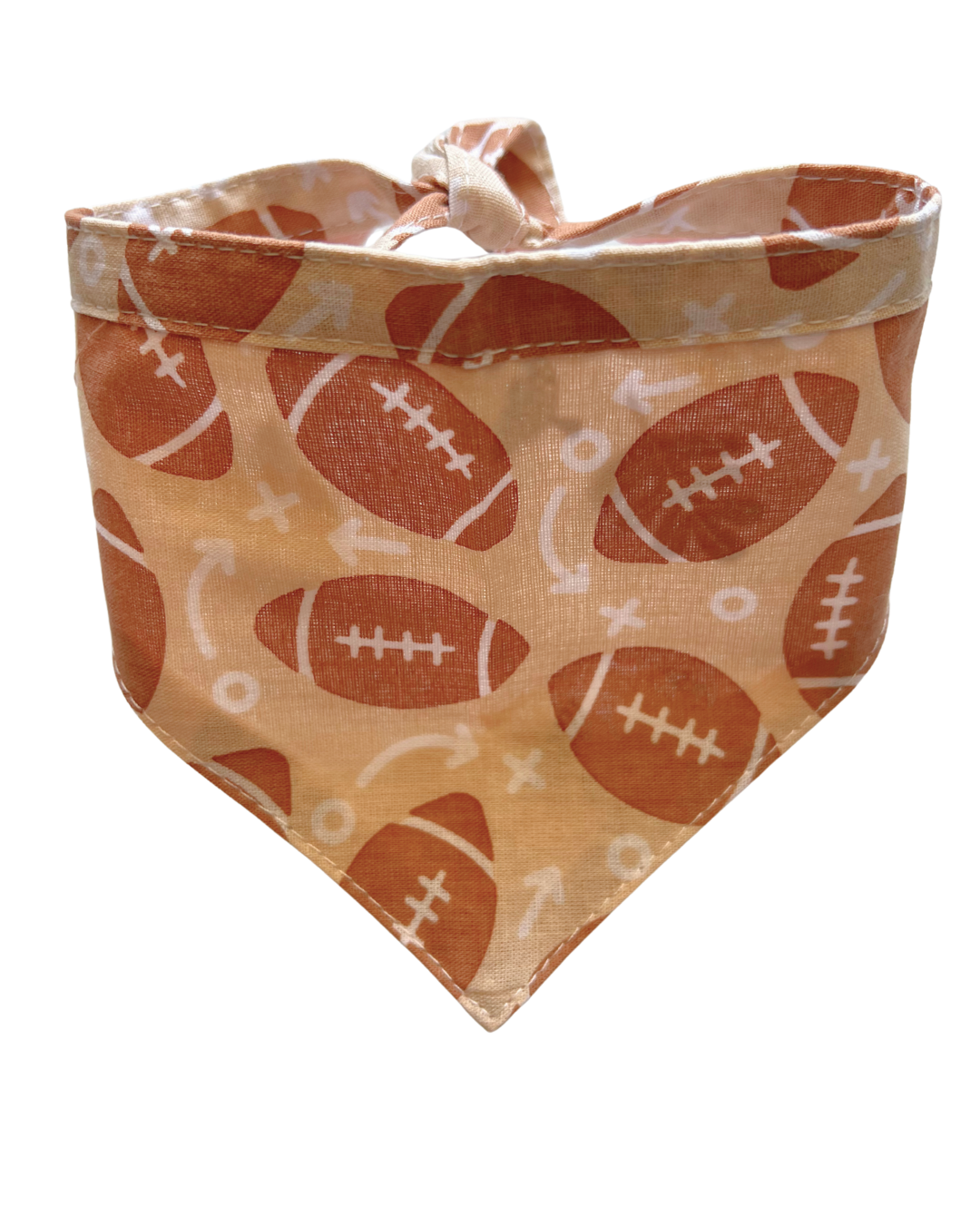 Halloween & Fall Reversible Pet Bandanas & Bow Ties - 100% Cotton - Slide On The Collar & Tie On - Washable