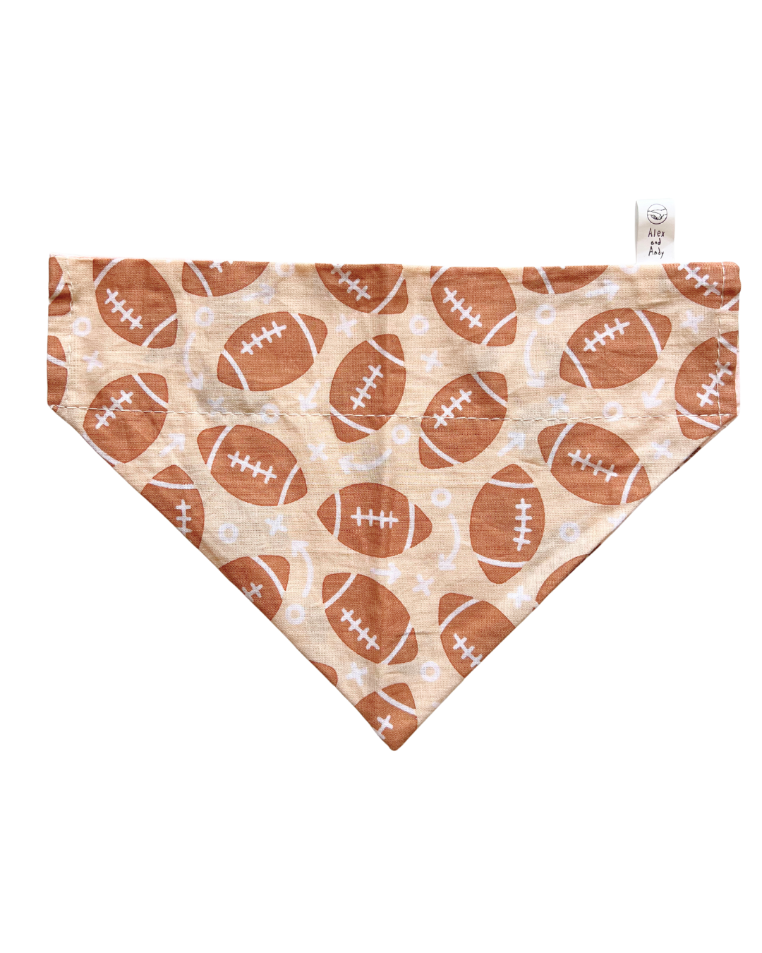 Halloween & Fall Reversible Pet Bandanas & Bow Ties - 100% Cotton - Slide On The Collar & Tie On - Washable