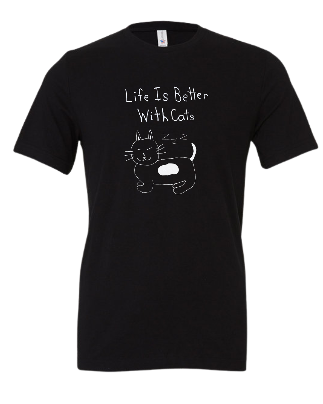 Life Is Better With Cats Shirt Drawn By Uncle Andy