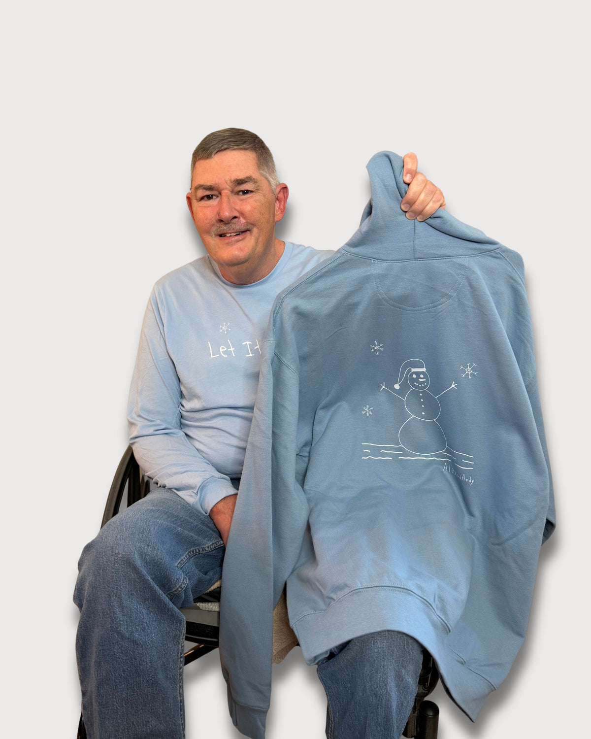 Winter Hoodie Sweatshirt Drawn By Uncle Andy