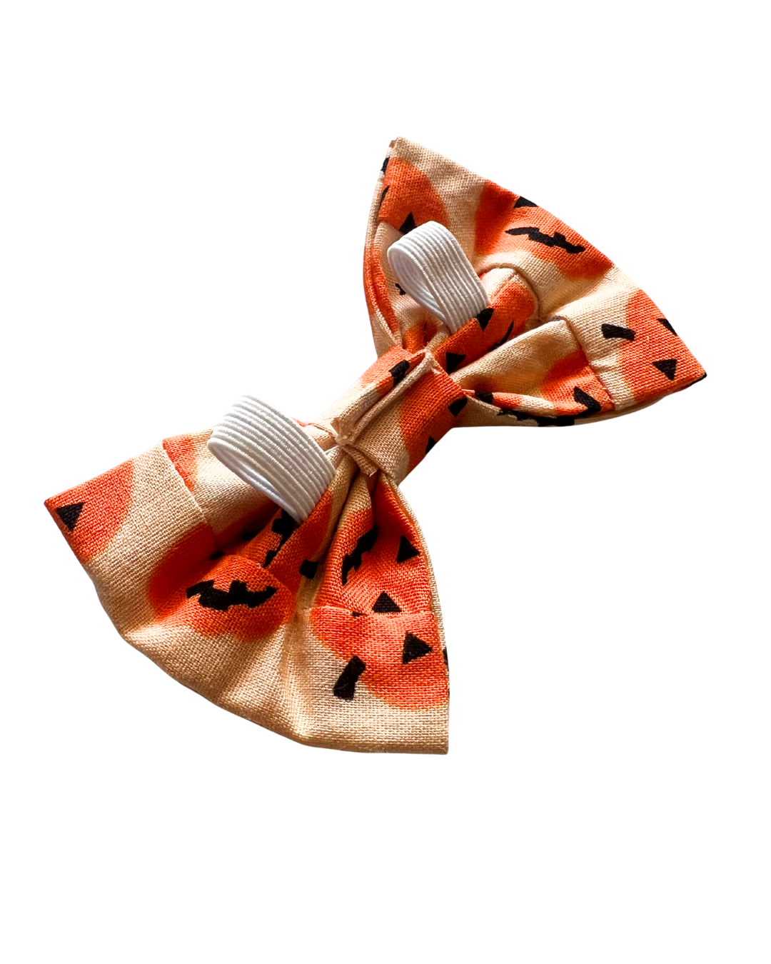 Halloween & Fall Reversible Pet Bandanas & Bow Ties - 100% Cotton - Slide On The Collar & Tie On - Washable