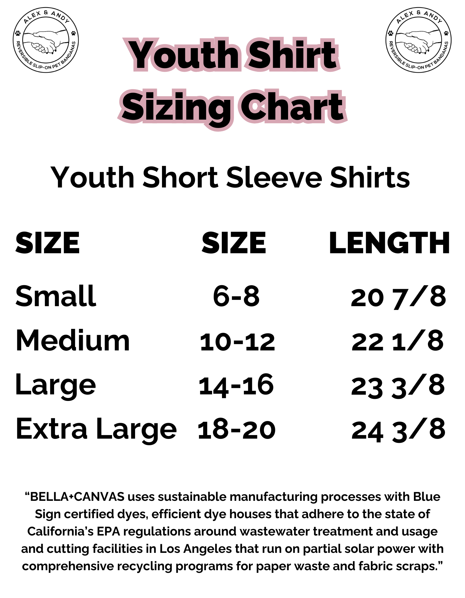Youth Shirts Drawn By Uncle Andy - Small To XL - Made With Love