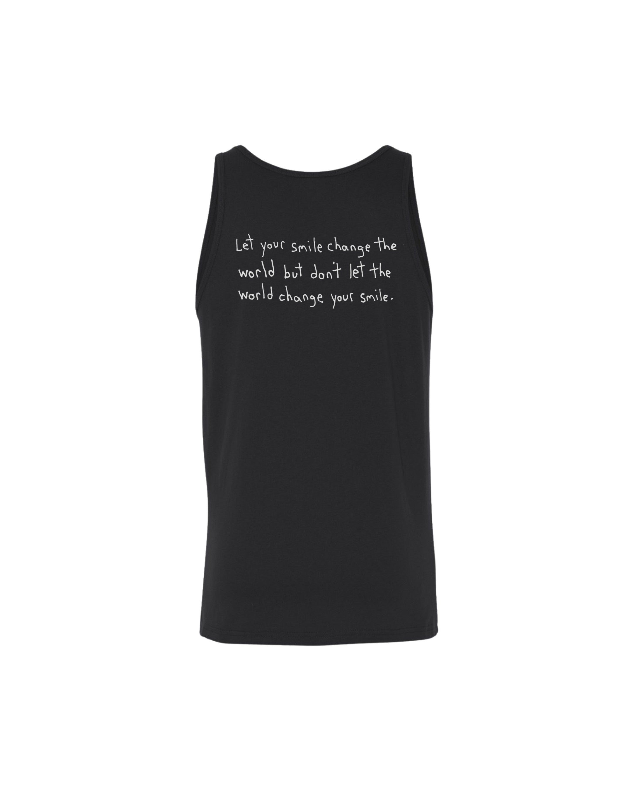 Let Your Smile Change The World Tank Top Drawn By Uncle Andy