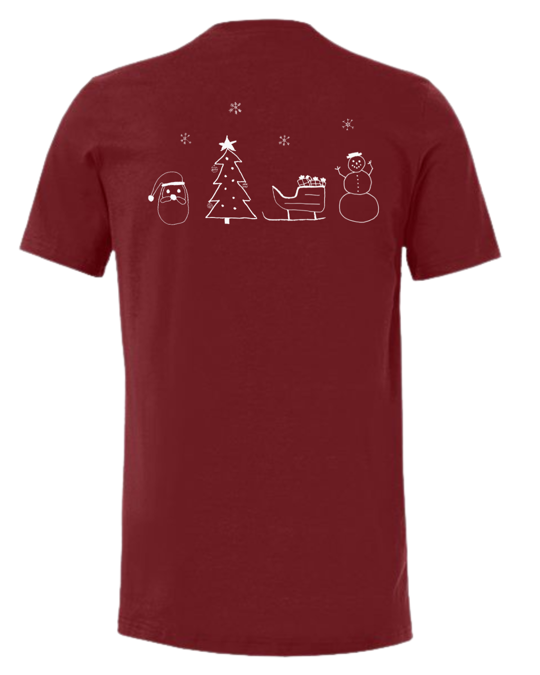 Christmas Tis The Season Short Sleeve Shirts Drawn By Uncle Andy - Two Sided - Cotton - Unisex