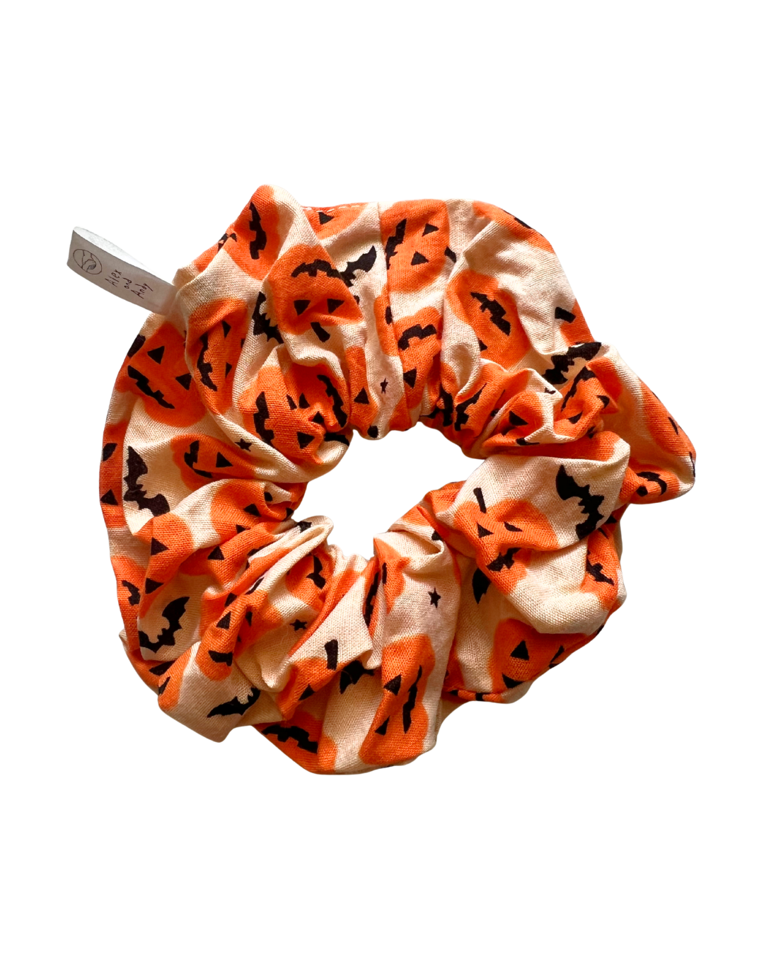Halloween & Fall Matching Hair Scrunchies - 100% Cotton - Washable - Oversized