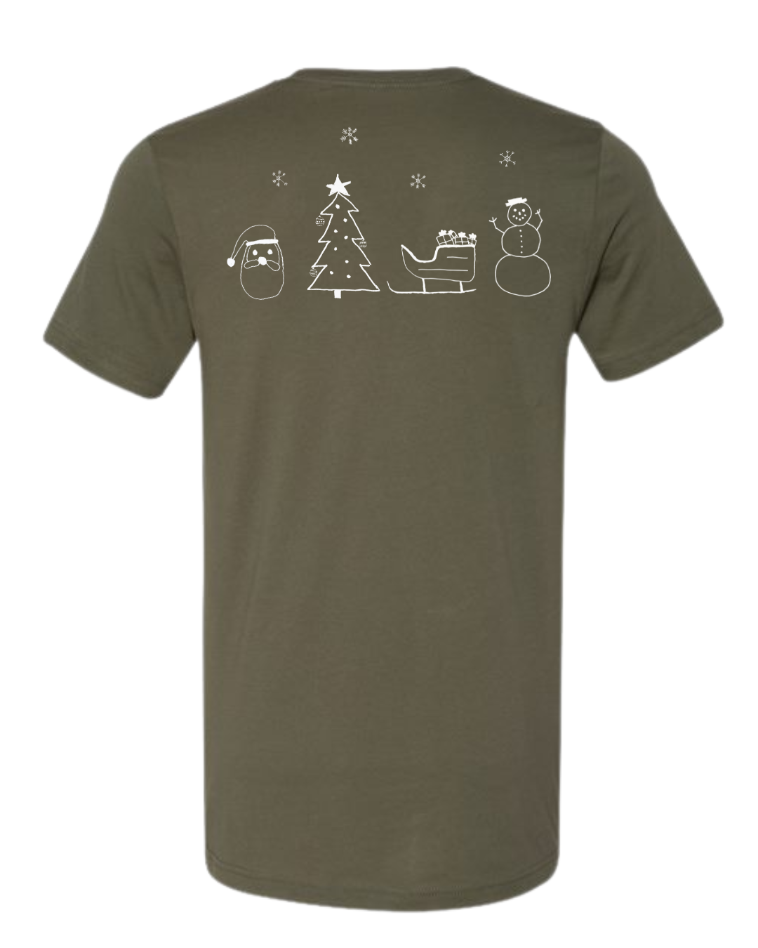 Christmas Tis The Season Short Sleeve Shirts Drawn By Uncle Andy - Two Sided - Cotton - Unisex