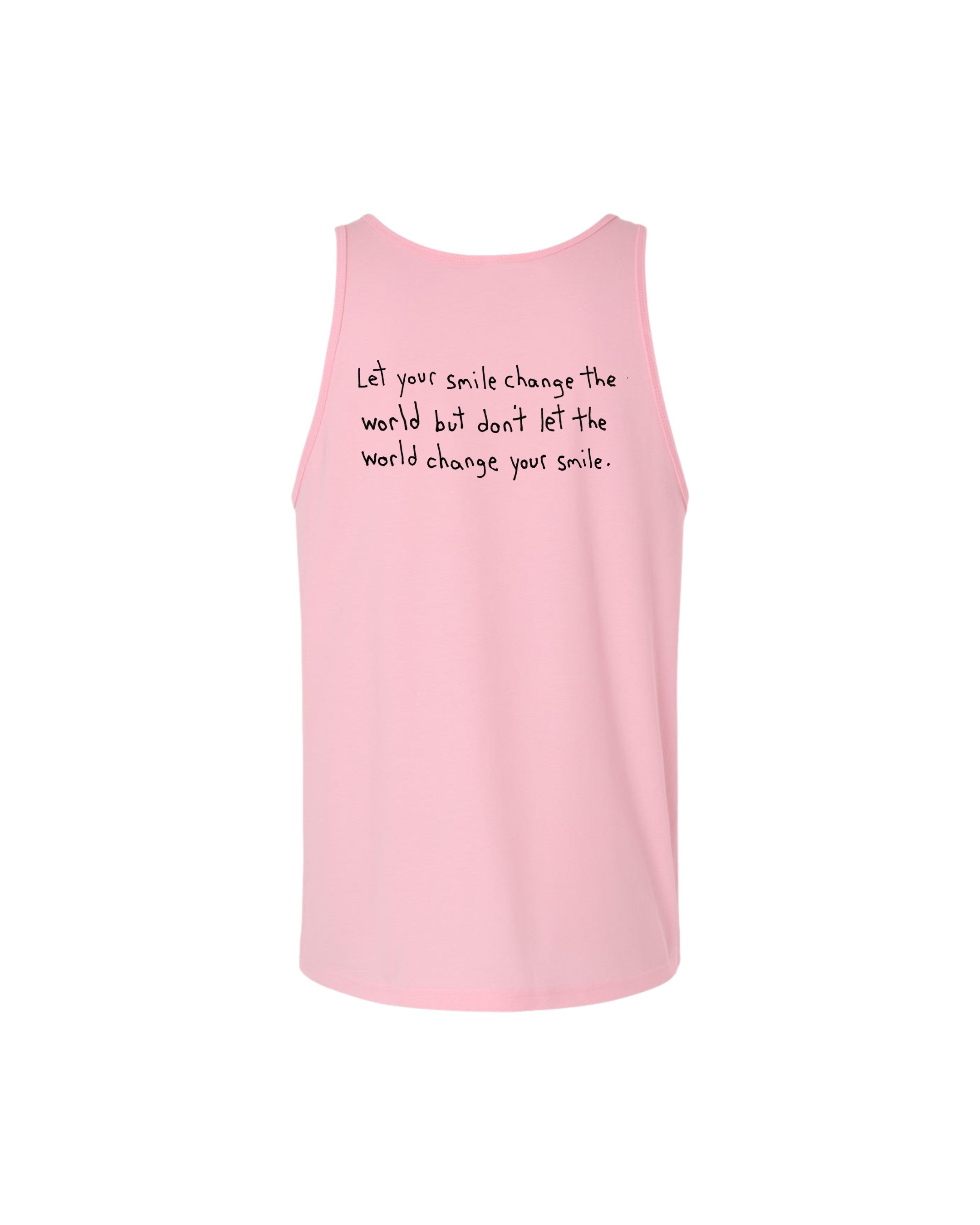 Let Your Smile Change The World Tank Top Drawn By Uncle Andy