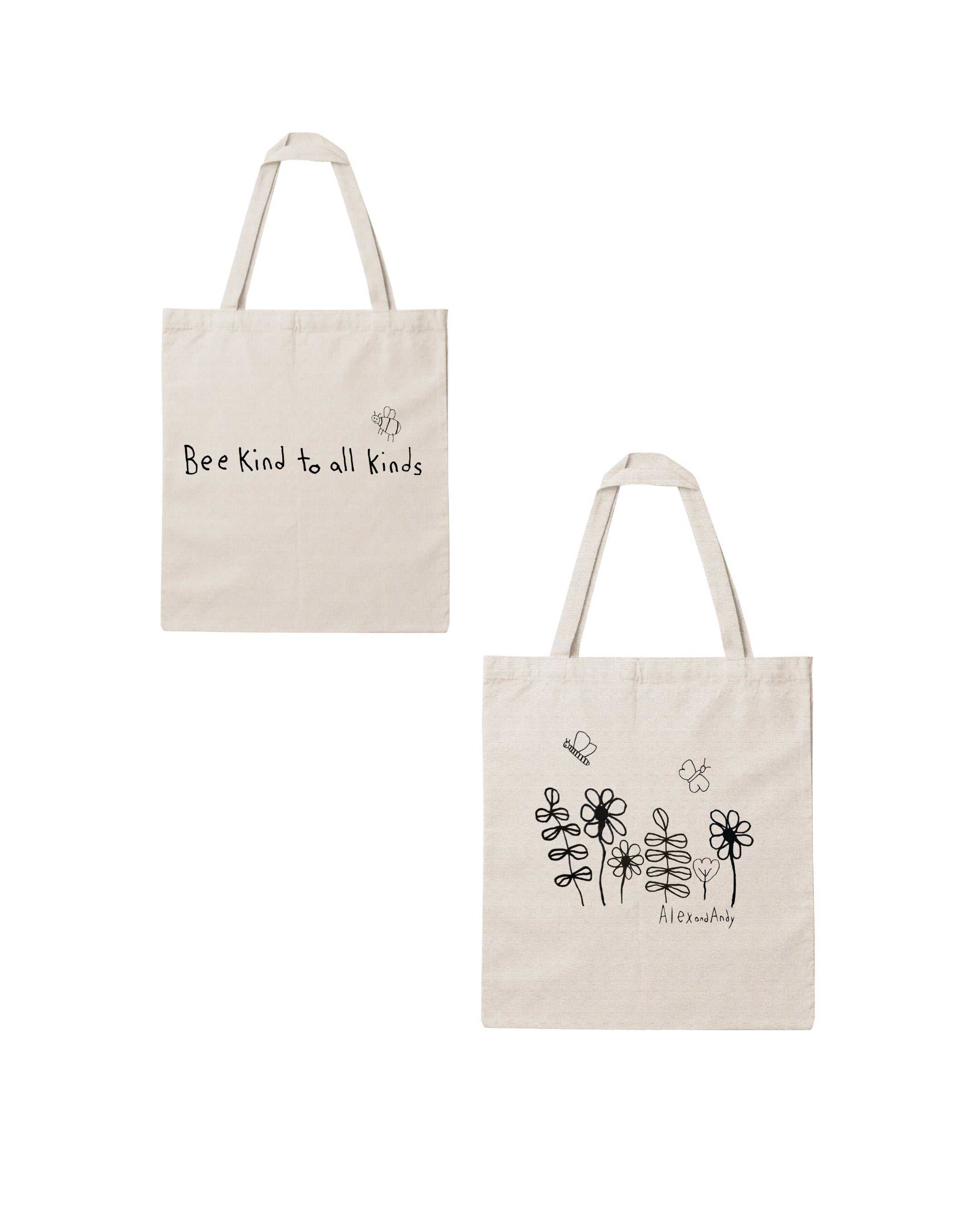 Tote Bags Drawn By Uncle Andy