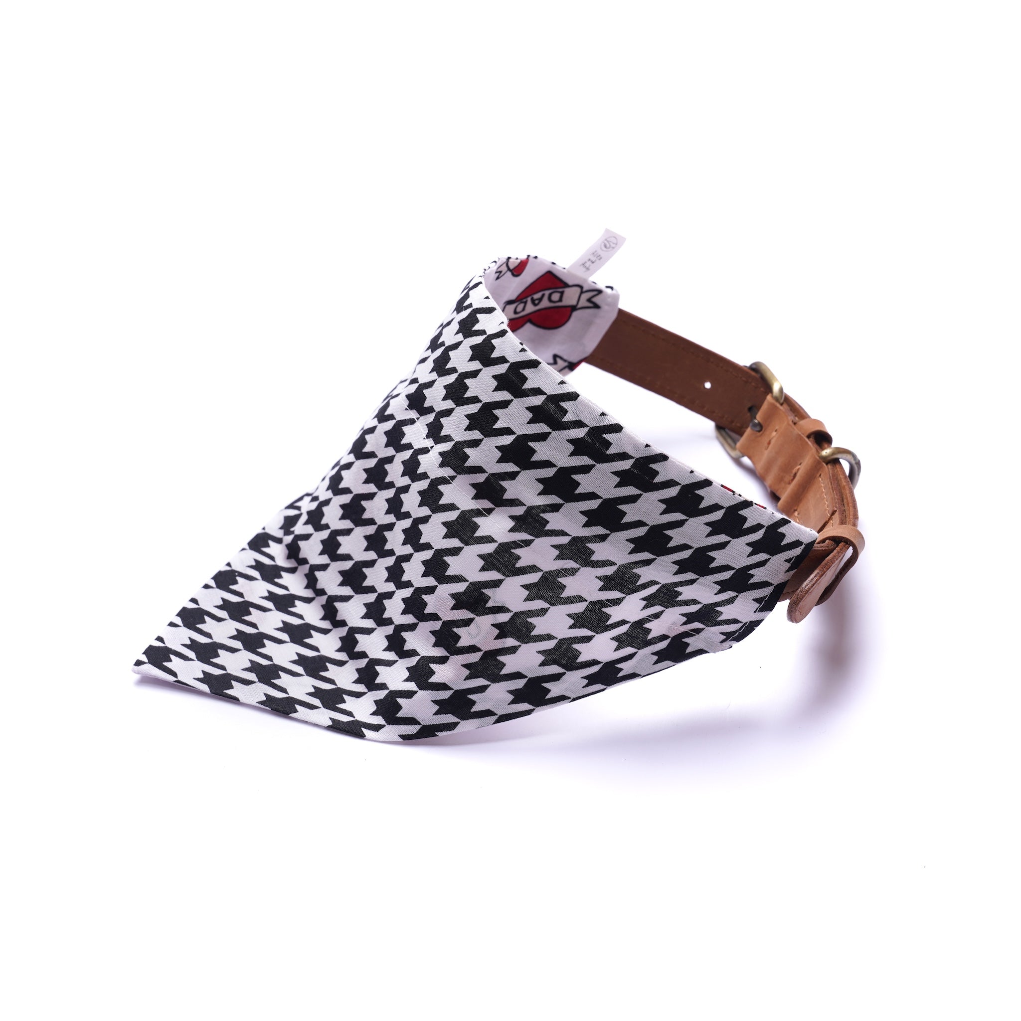 I Love Dad Reversible Dog & Cat Bandana - Slide On The Collar & Tie On - Cotton - Washable