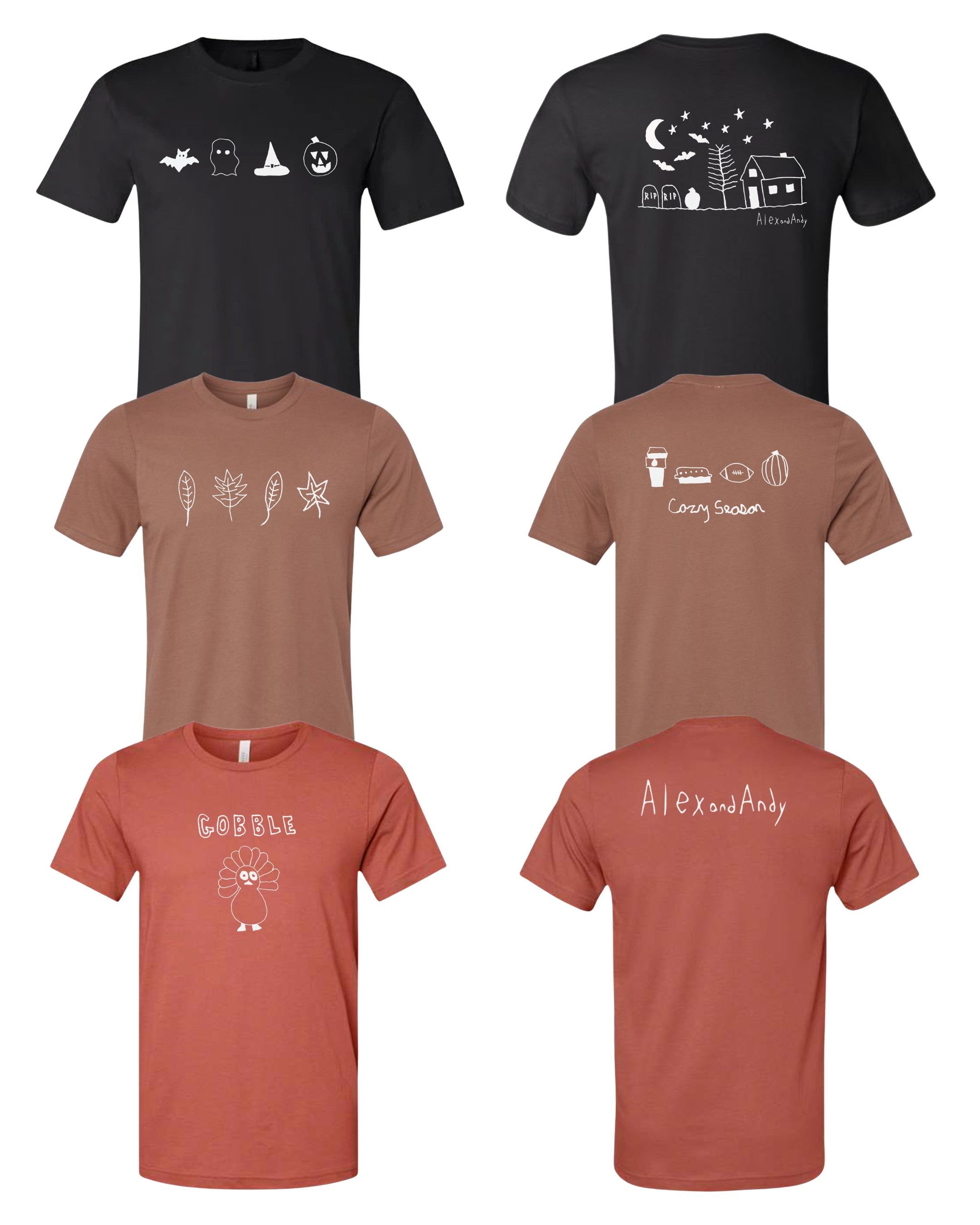 Uncle Andy's 3 Pack Fall Shirt Bundle