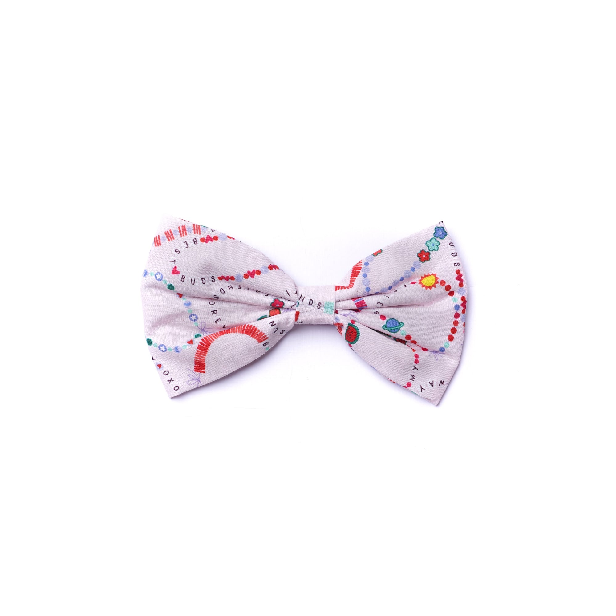 Friendship FURever Era Dog & Cat Bow Ties - Slide On The Collar - Cotton - Washable