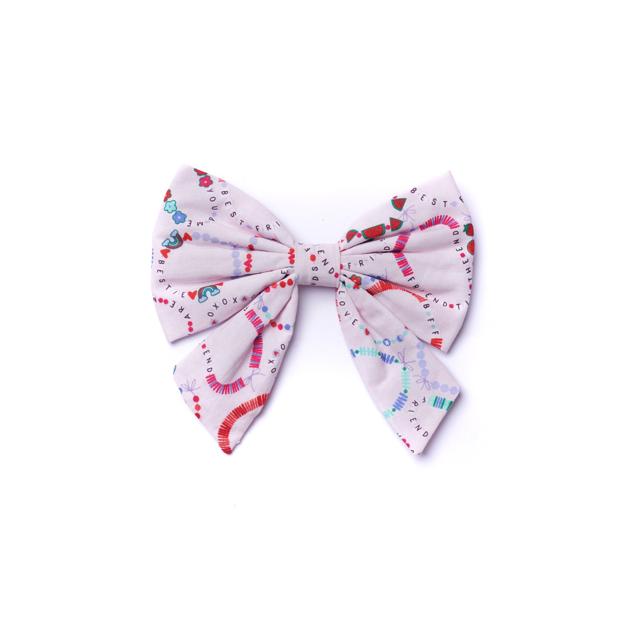 Friendship FURever Era Dog & Cat Bow Ties - Slide On The Collar - Cotton - Washable