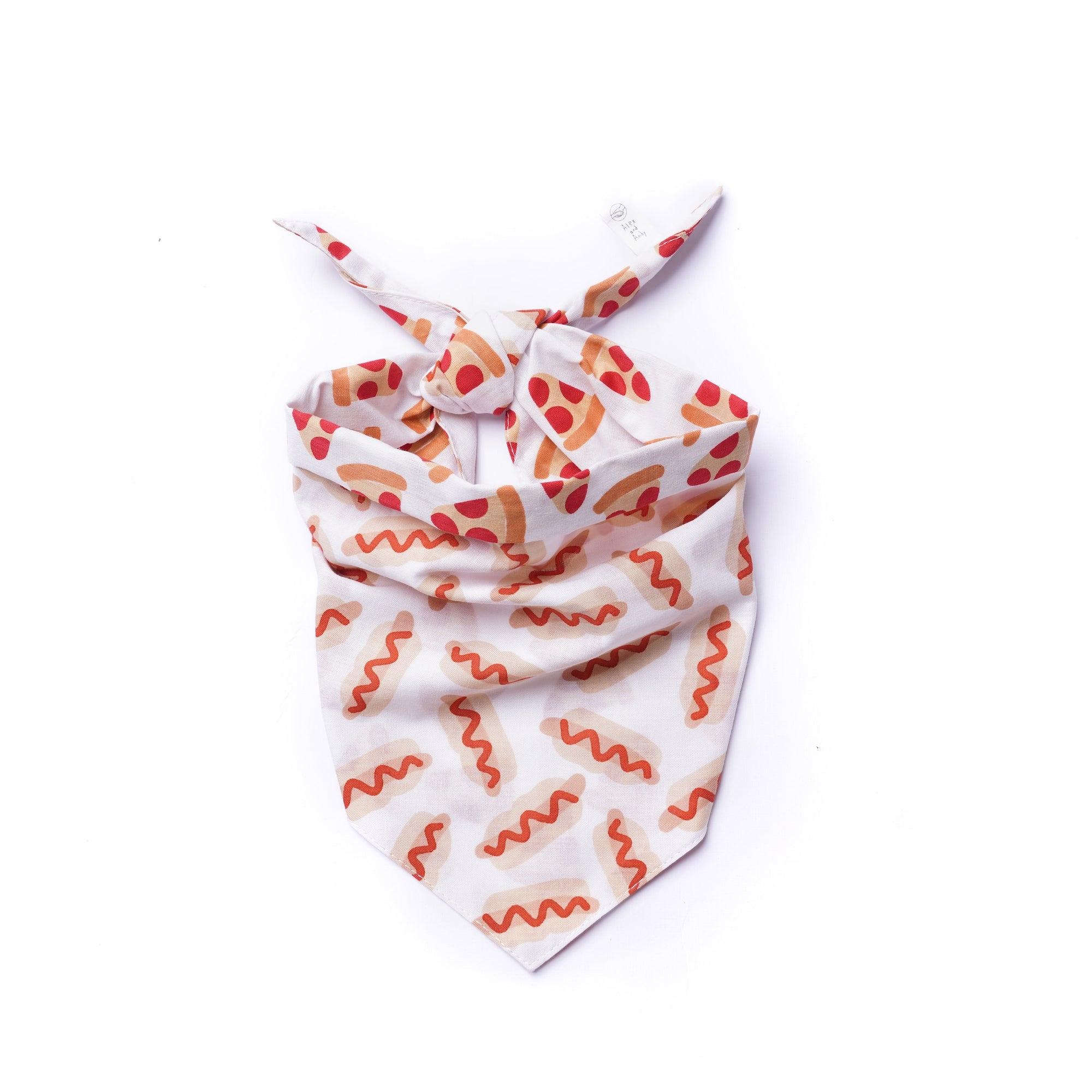 Hot Diggity Dog Reversible Dog And Cat Bandanas - Slide On The Collar & Tie On - Cotton - Washable