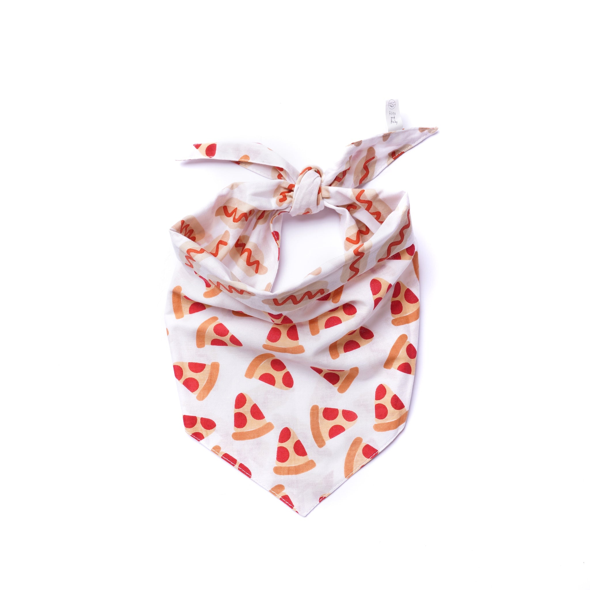 Hot Diggity Dog Reversible Dog And Cat Bandanas - Slide On The Collar & Tie On - Cotton - Washable