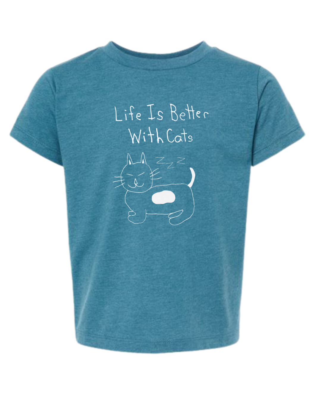 Toddler Shirts Drawn By Uncle Andy - 2T To 5T - Made With Love