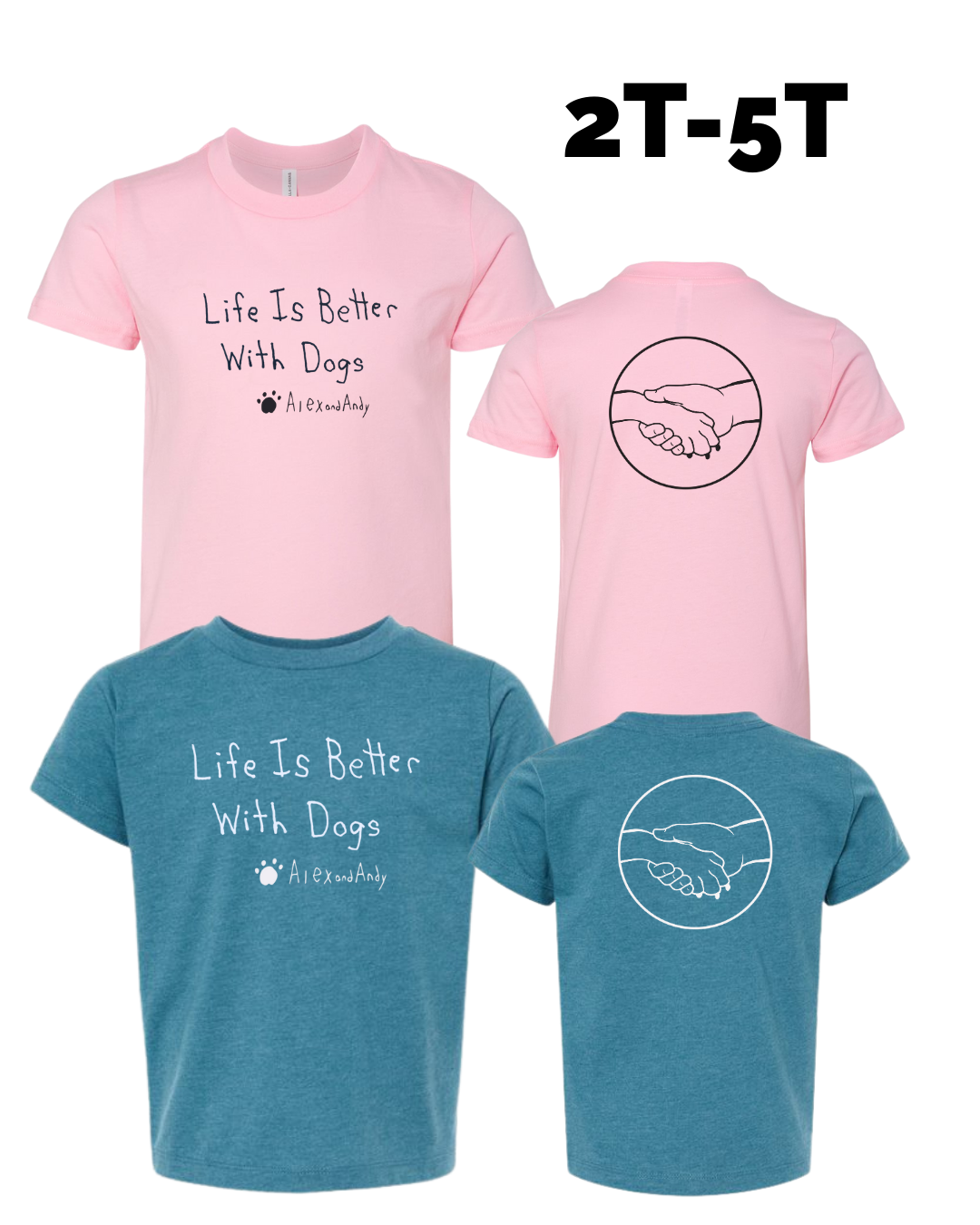 Toddler Shirts Drawn By Uncle Andy - 2T To 5T - Made With Love