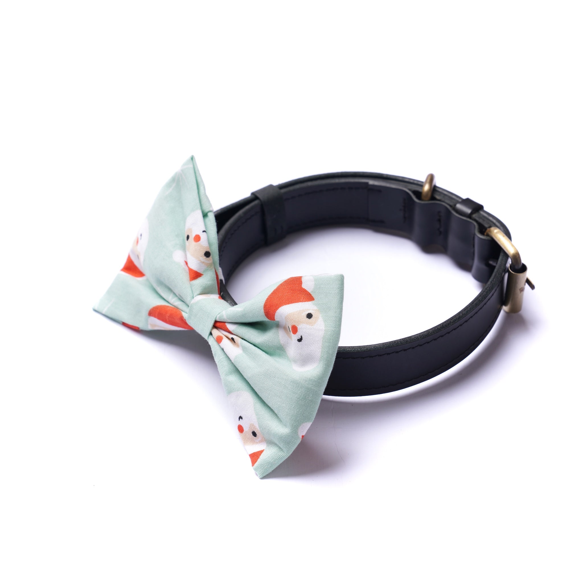 Christmas & Winter Dog & Cat Bow Ties - Slide On The Collar - Cotton - Washable