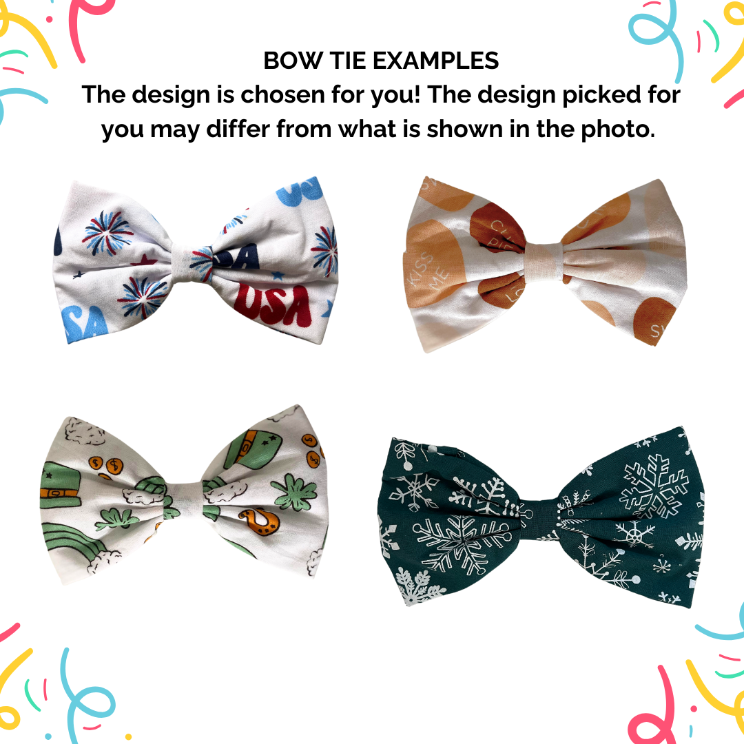 Mystery Dog & Cat Bow Ties
