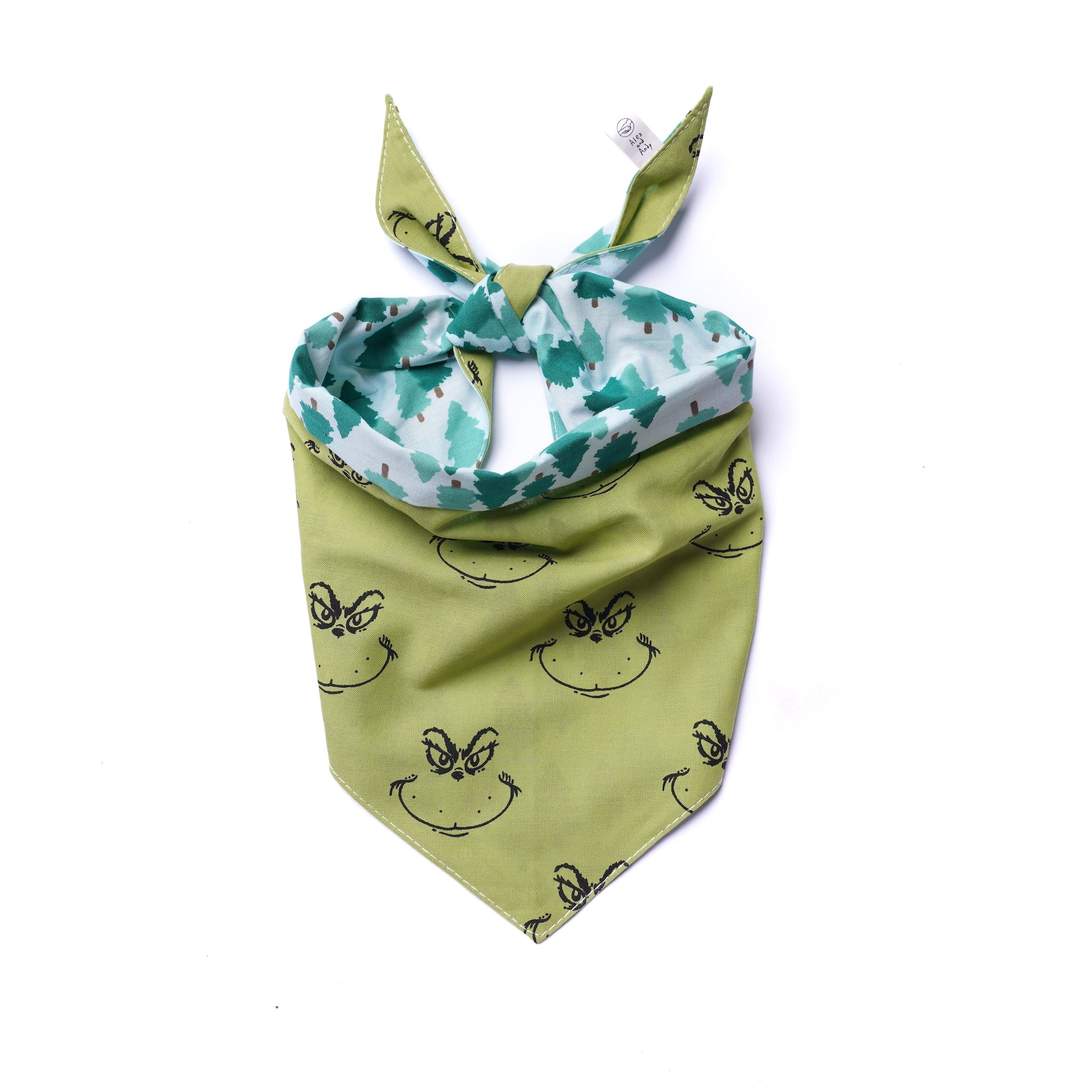 Christmas & Winter Reversible Pet Bandanas - 100% Cotton - Washable