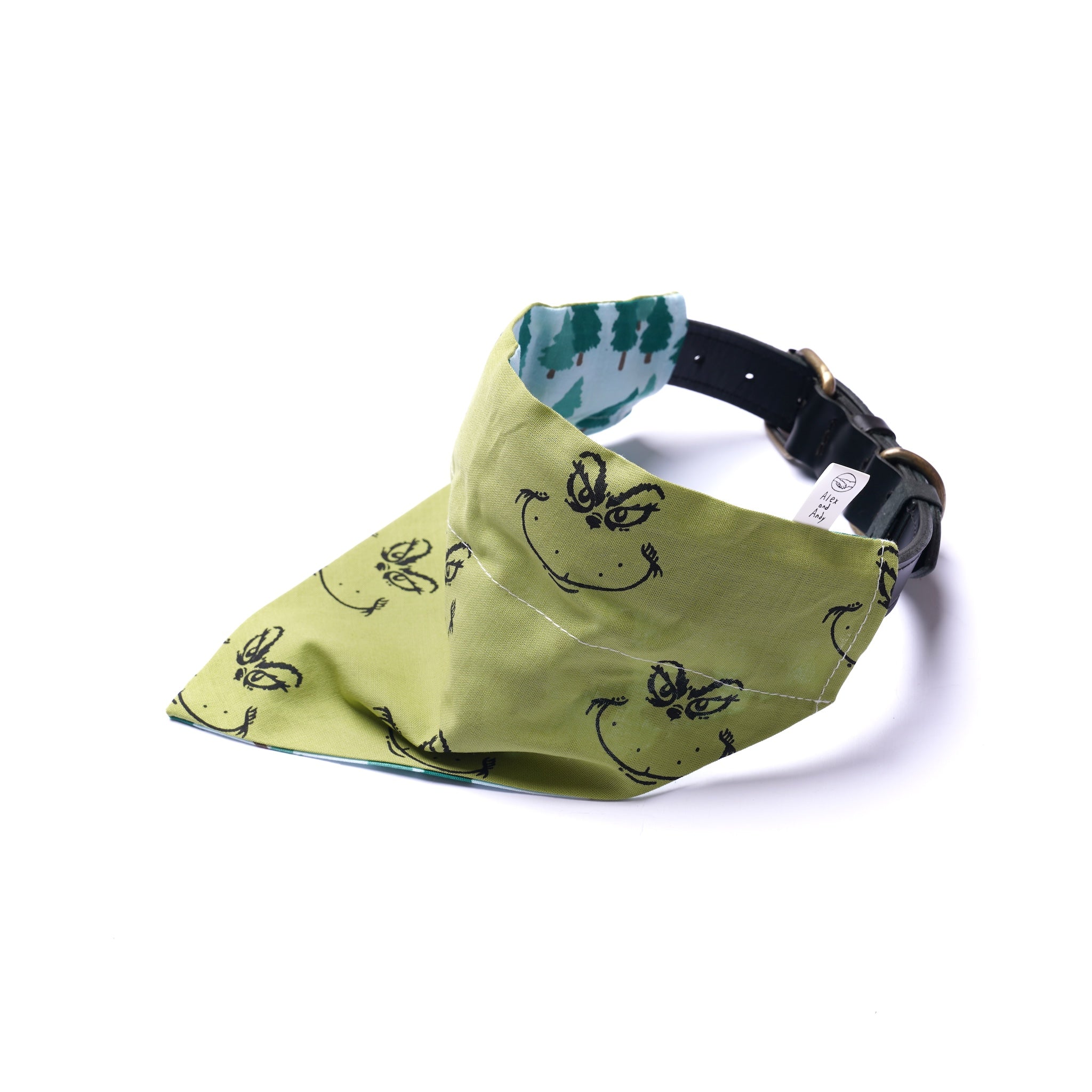 Christmas & Winter Reversible Pet Bandanas - 100% Cotton - Washable
