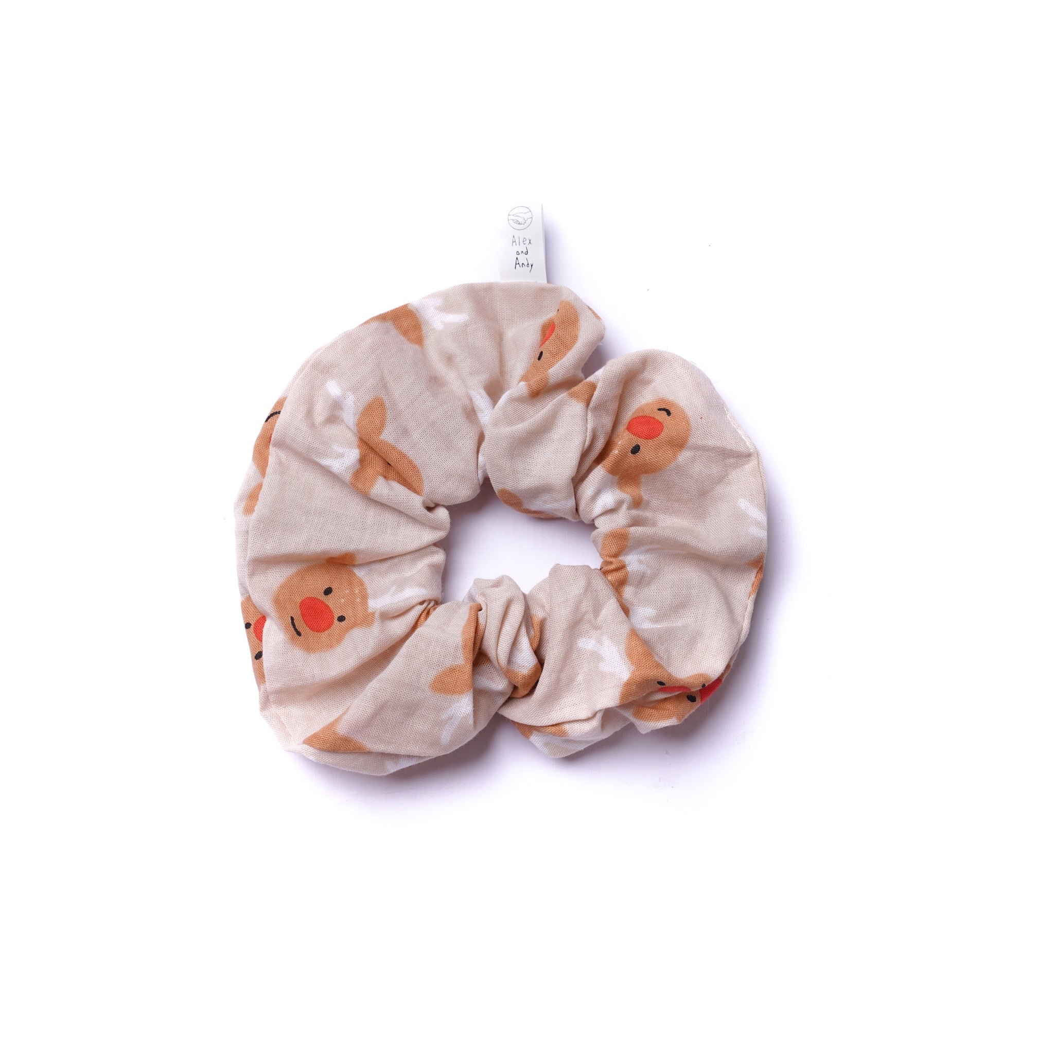 Christmas & Winter Hair Scrunchies - Match Your Pet - Cotton - Oversized