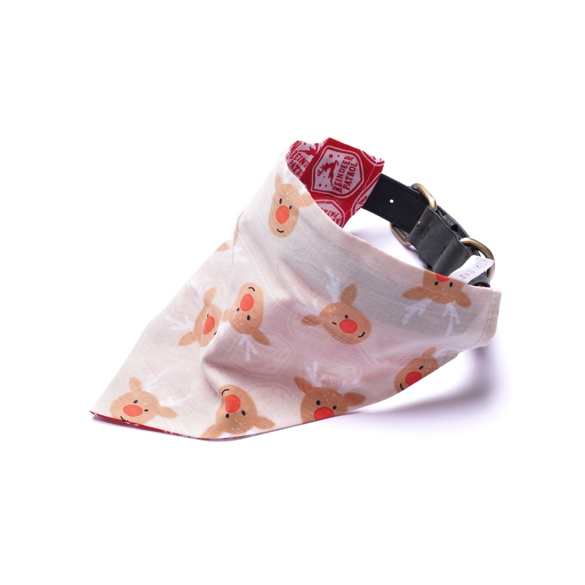Christmas & Winter Reversible Pet Bandanas - 100% Cotton - Washable