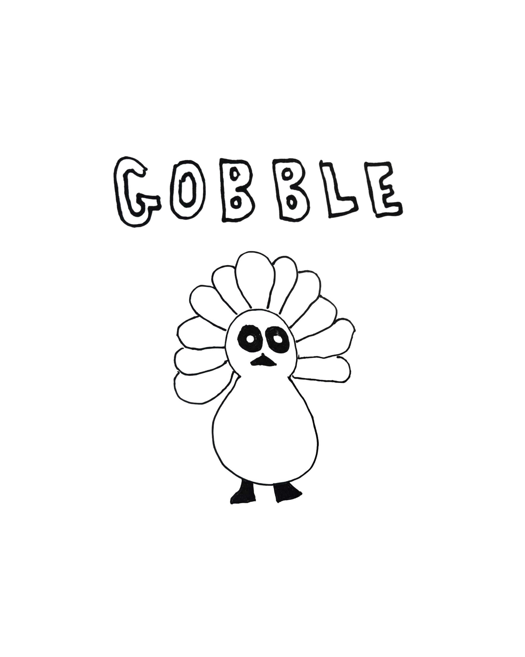 Thanksgiving Shirt Drawn By Uncle Andy