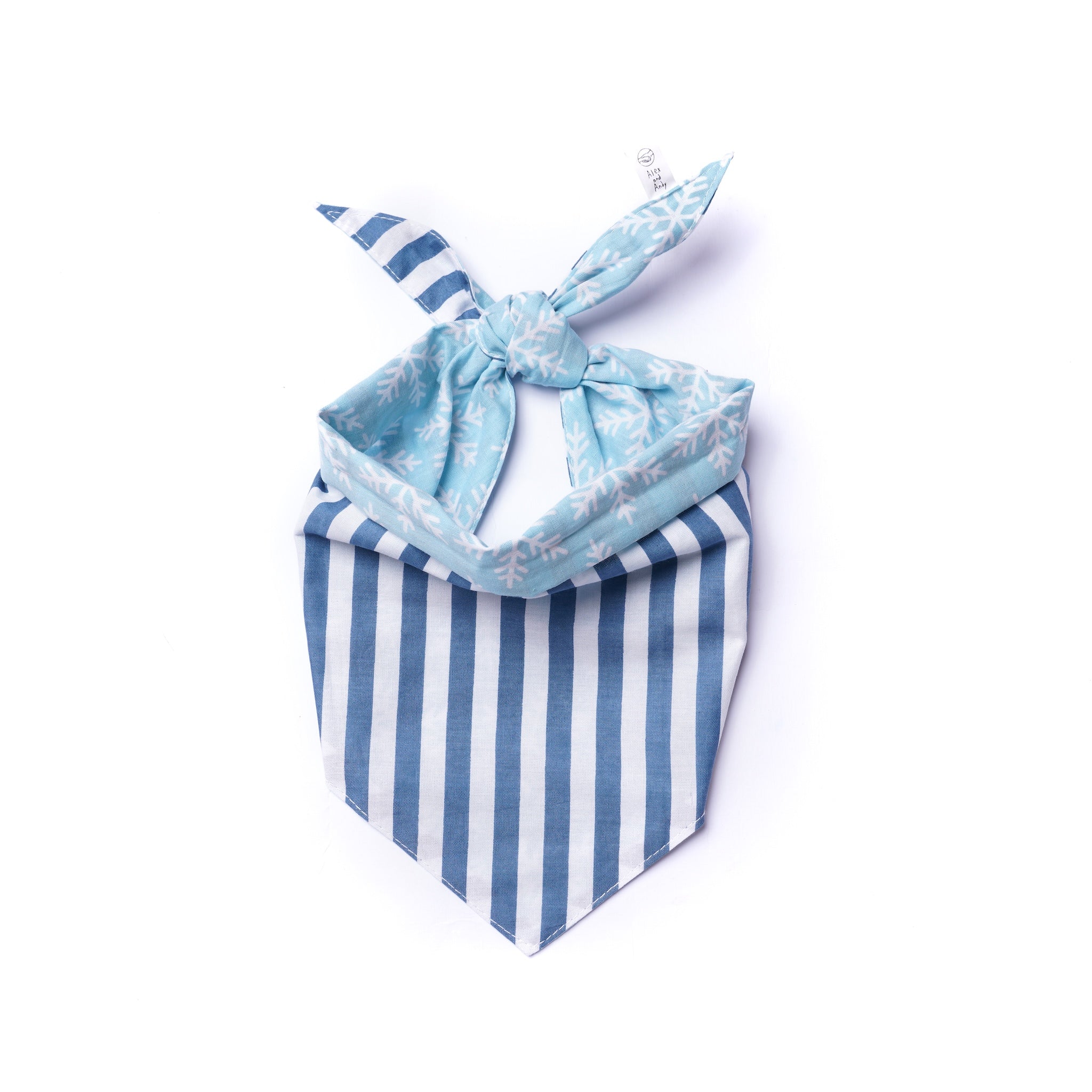 Christmas & Winter Reversible Pet Bandanas - 100% Cotton - Washable