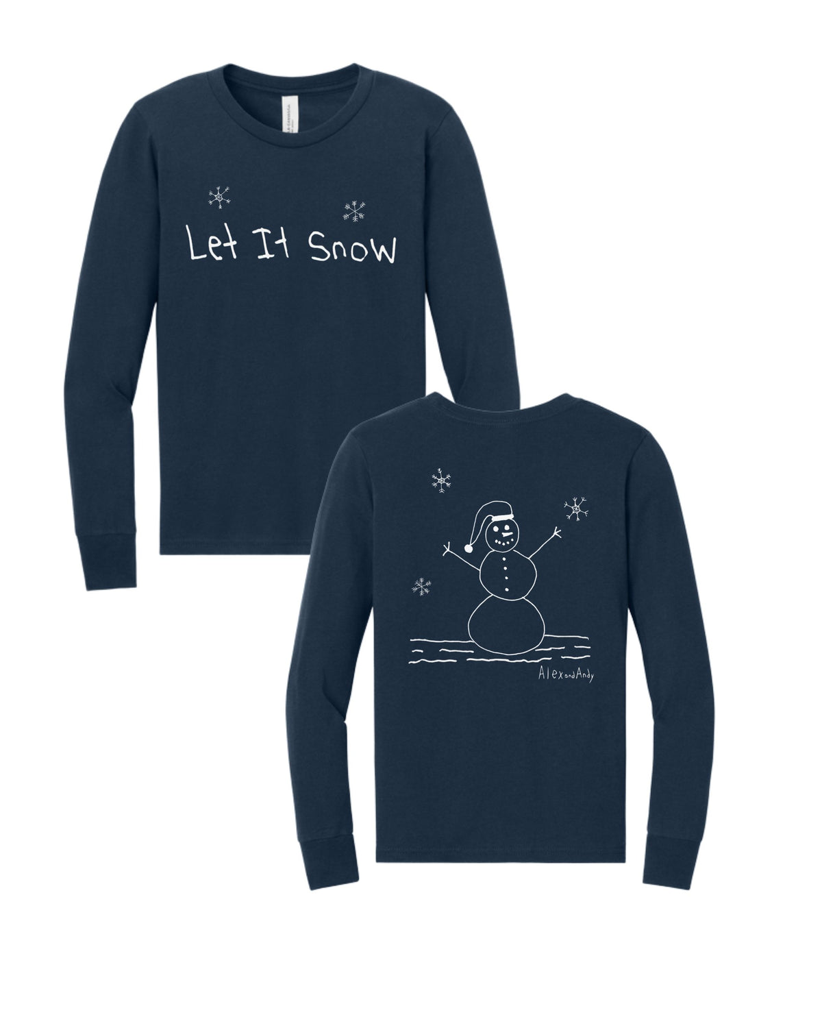 Youth Winter Long Sleeve Shirt Drawn By Uncle Any