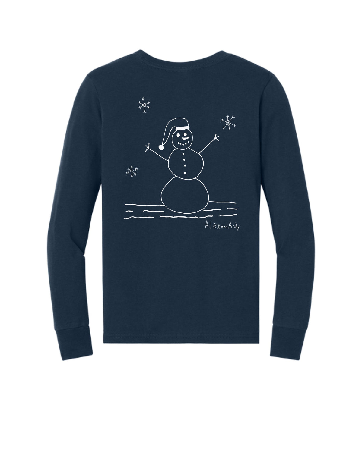 Youth Winter Long Sleeve Shirt Drawn By Uncle Any