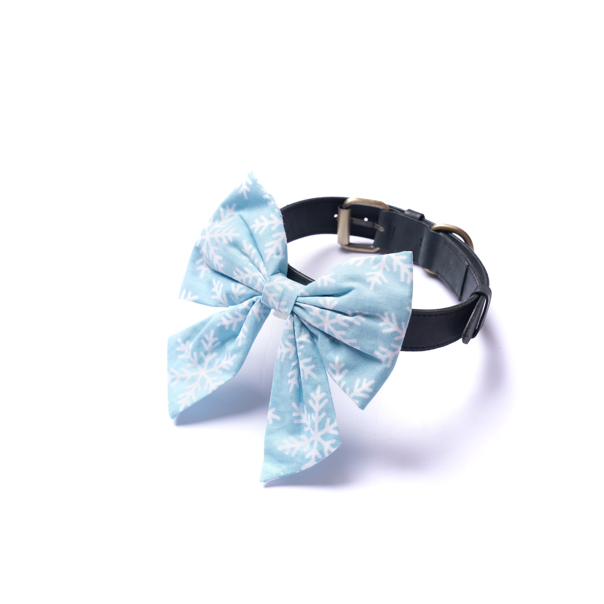 Christmas & Winter Dog & Cat Bow Ties - Slide On The Collar - Cotton - Washable