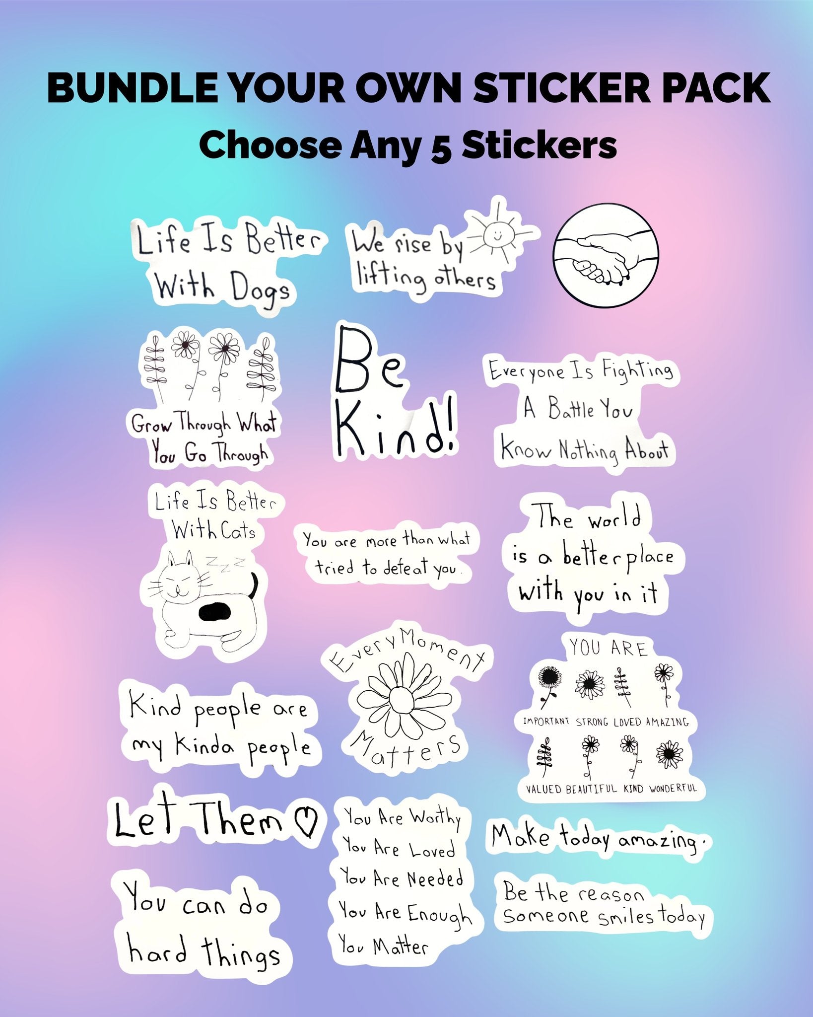 Uncle Andy's Sticker Pack (Build Your Own Bundle)